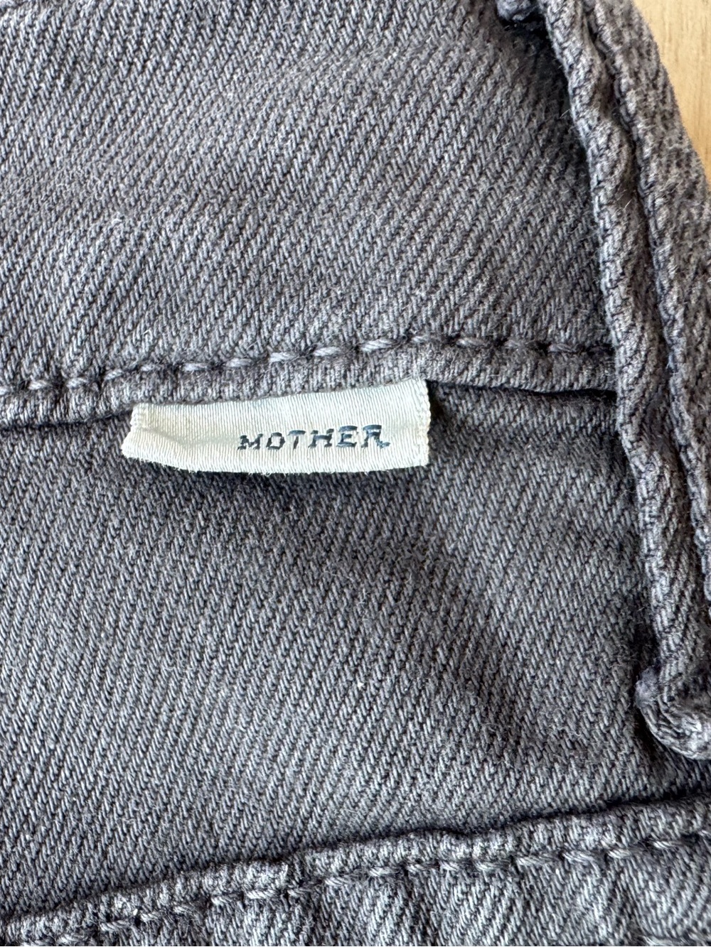 MOTHER The Dodger Ankle Washed Black Relaxed Straight Jeans 28 EUC - Picture 15 of 15